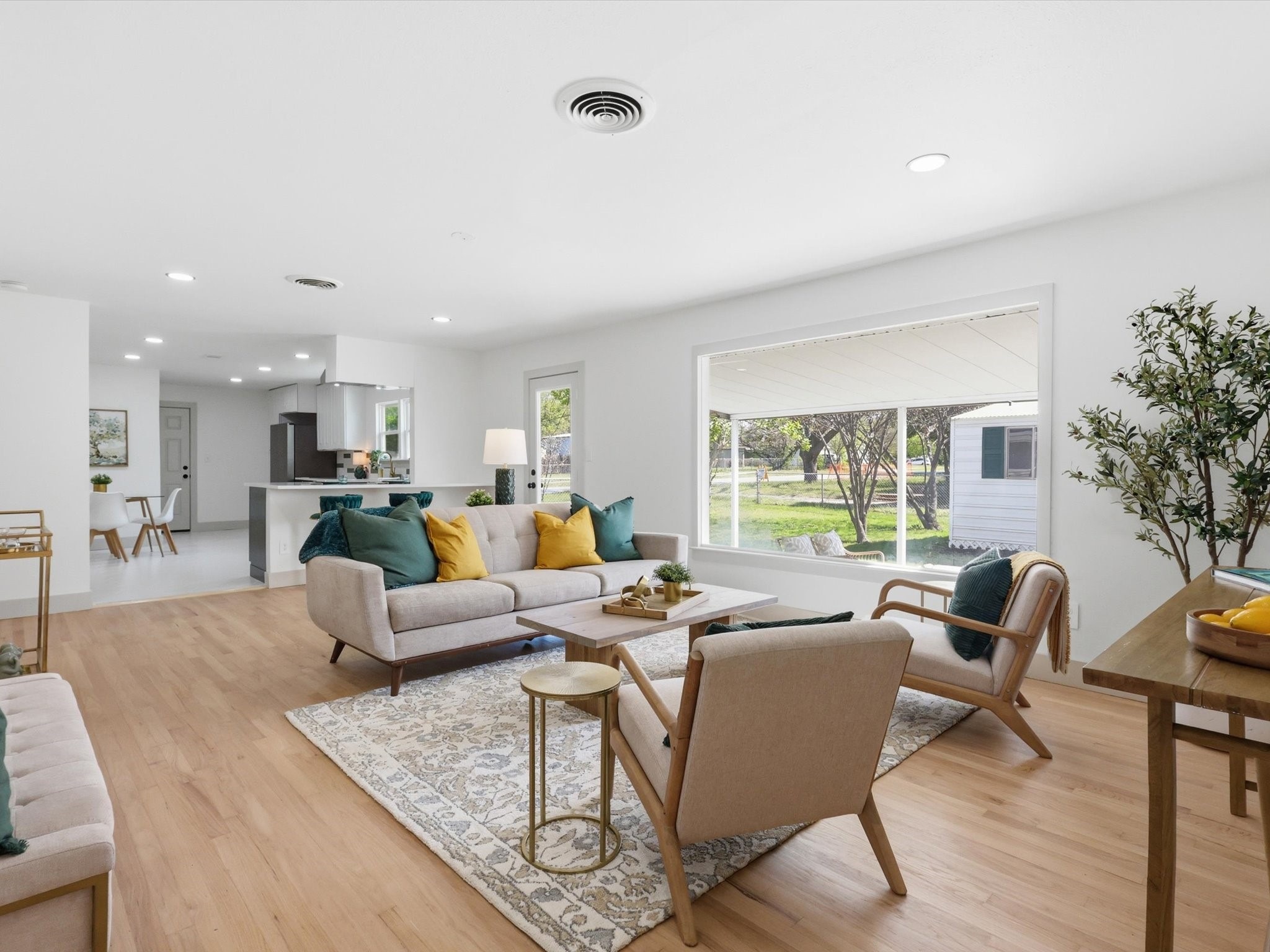 Jane Lane living room after renovation
