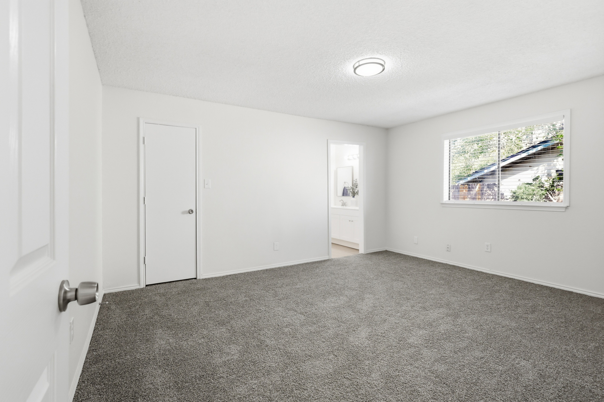 Watauga primary bedroom after renovation